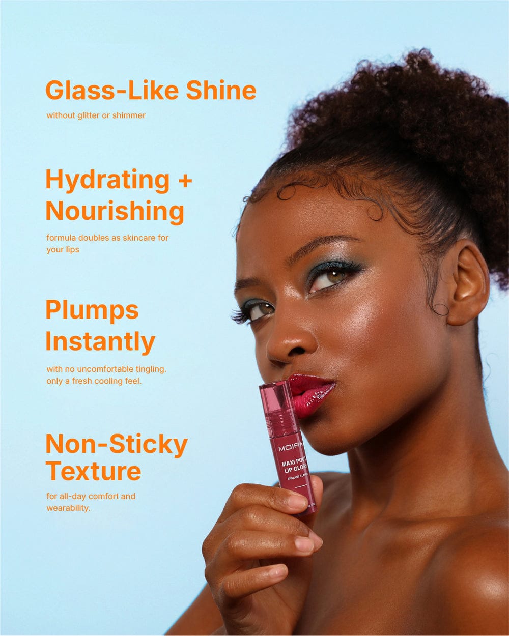 MOIRA Maxi Pout Lip Gloss w/Display 36pcs Display + Tester