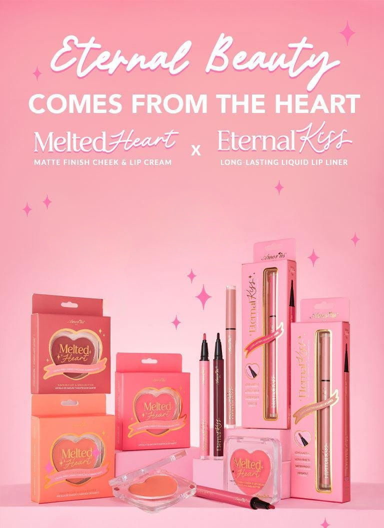 AMORUS Melted Heart Matte Finish Cheek & Lip Cream / 36pcs Display + Tester free
