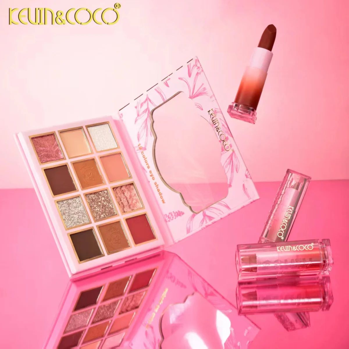 KEVIN&COCO Lipstick & Eyeshadow Gift Set