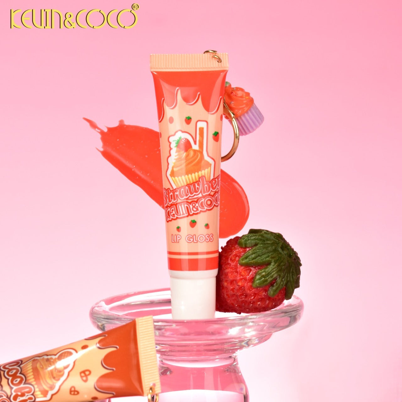 KEVIN&COCO Dessert LipGloss w/Keychain / 36pcs Display