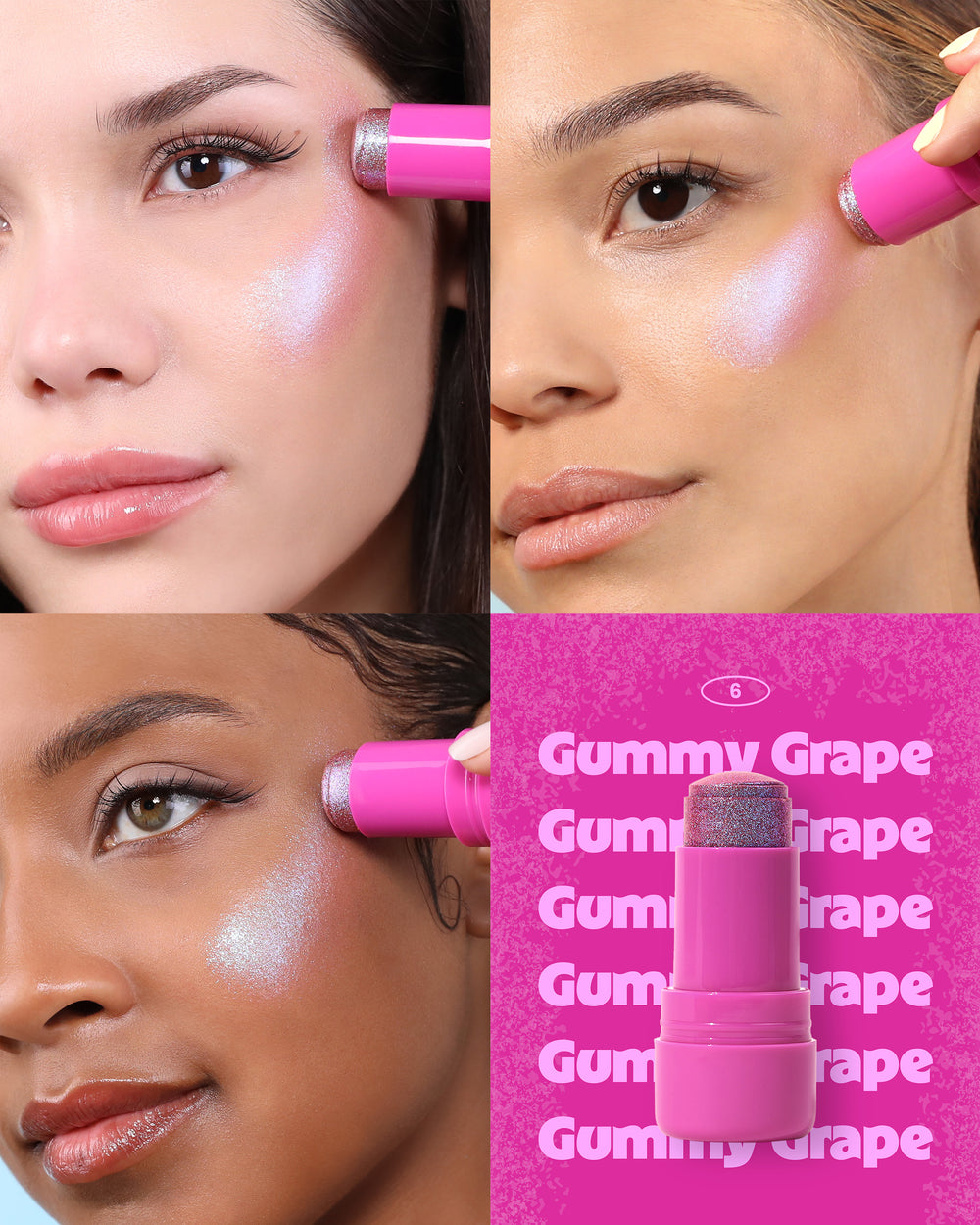 MOIRA Icy Glow Jelly Stick / 3pcs pack