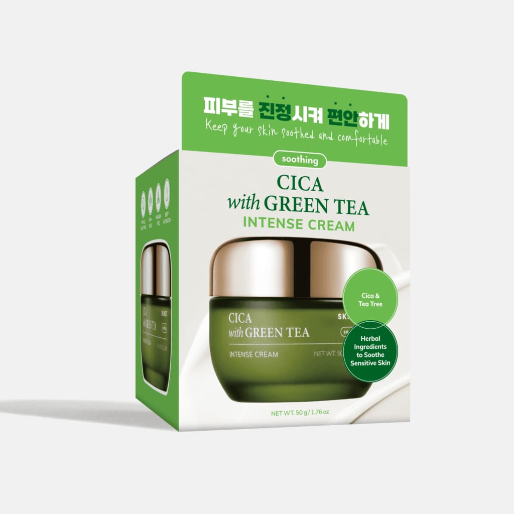 SKIN627 Cica With Green Tea Intense Cream 50g