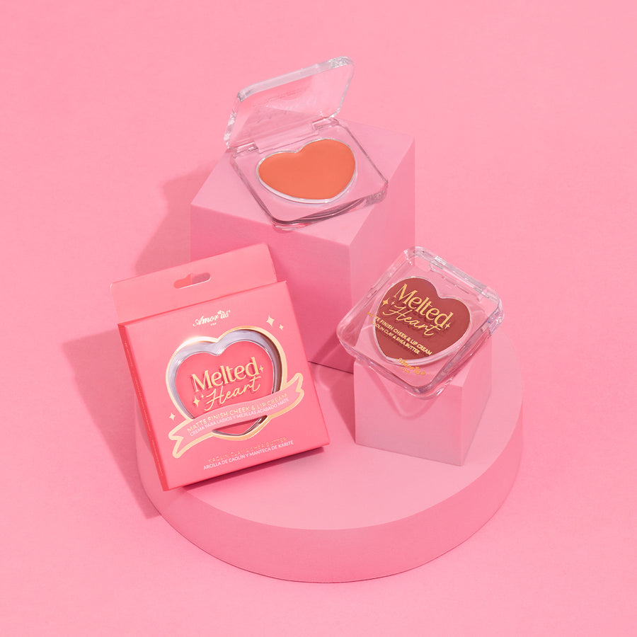 AMORUS Melted Heart Matte Finish Cheek & Lip Cream / 36pcs Display + Tester free
