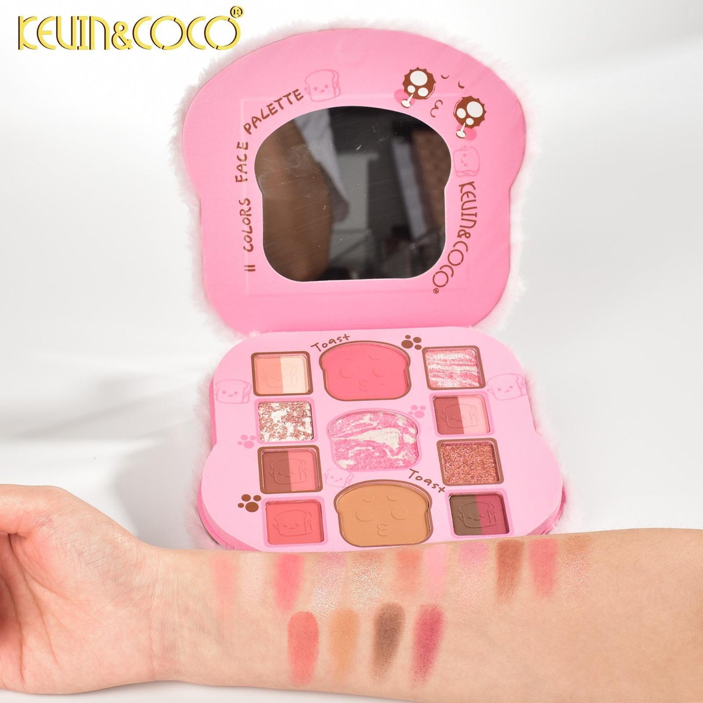 KEVIN&COCO 11 colors Face Palette / 6pcs Display