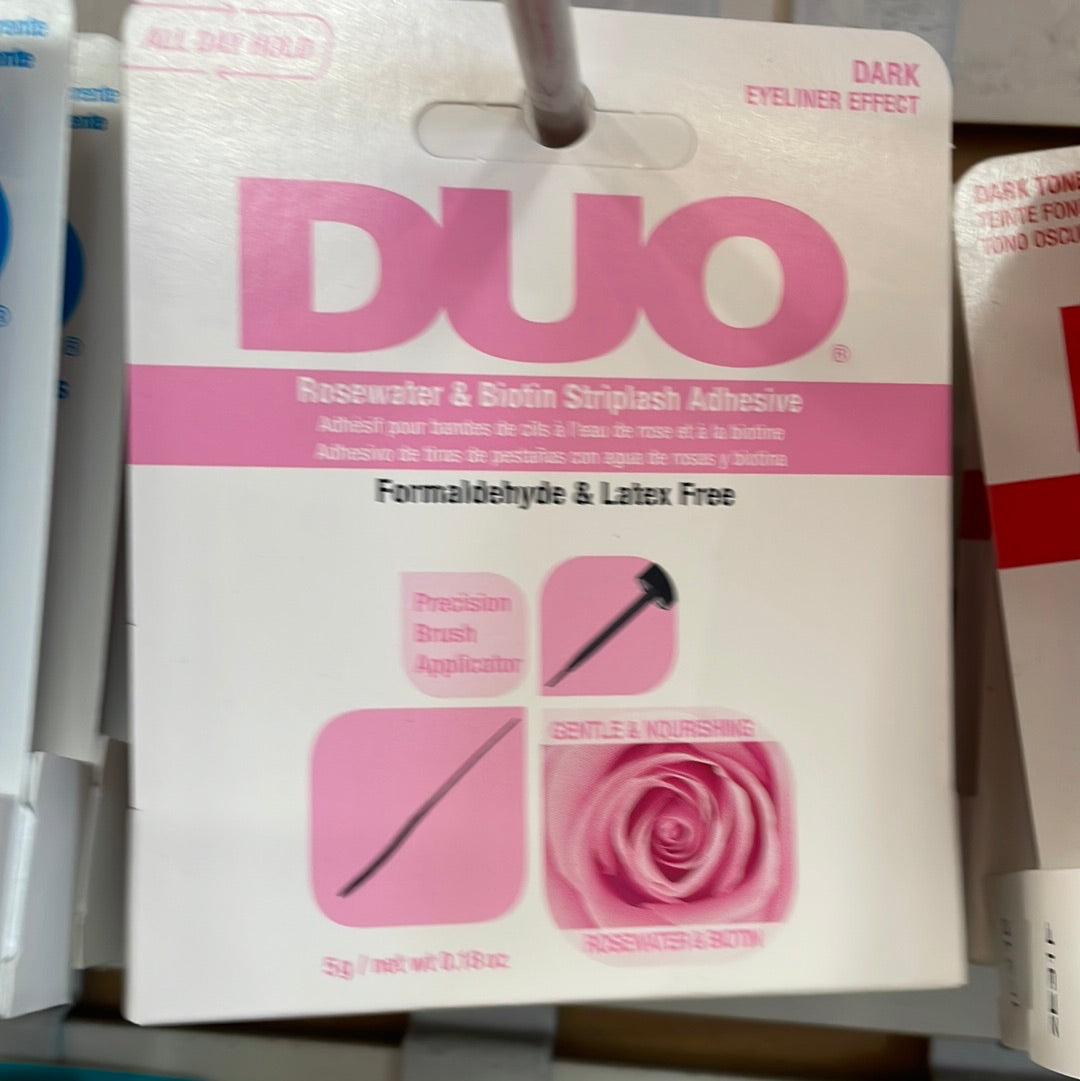 DUO GLUE - ROSEWATER & BIOTIN STRIPLASH ADHESIVE / 6PCS PK