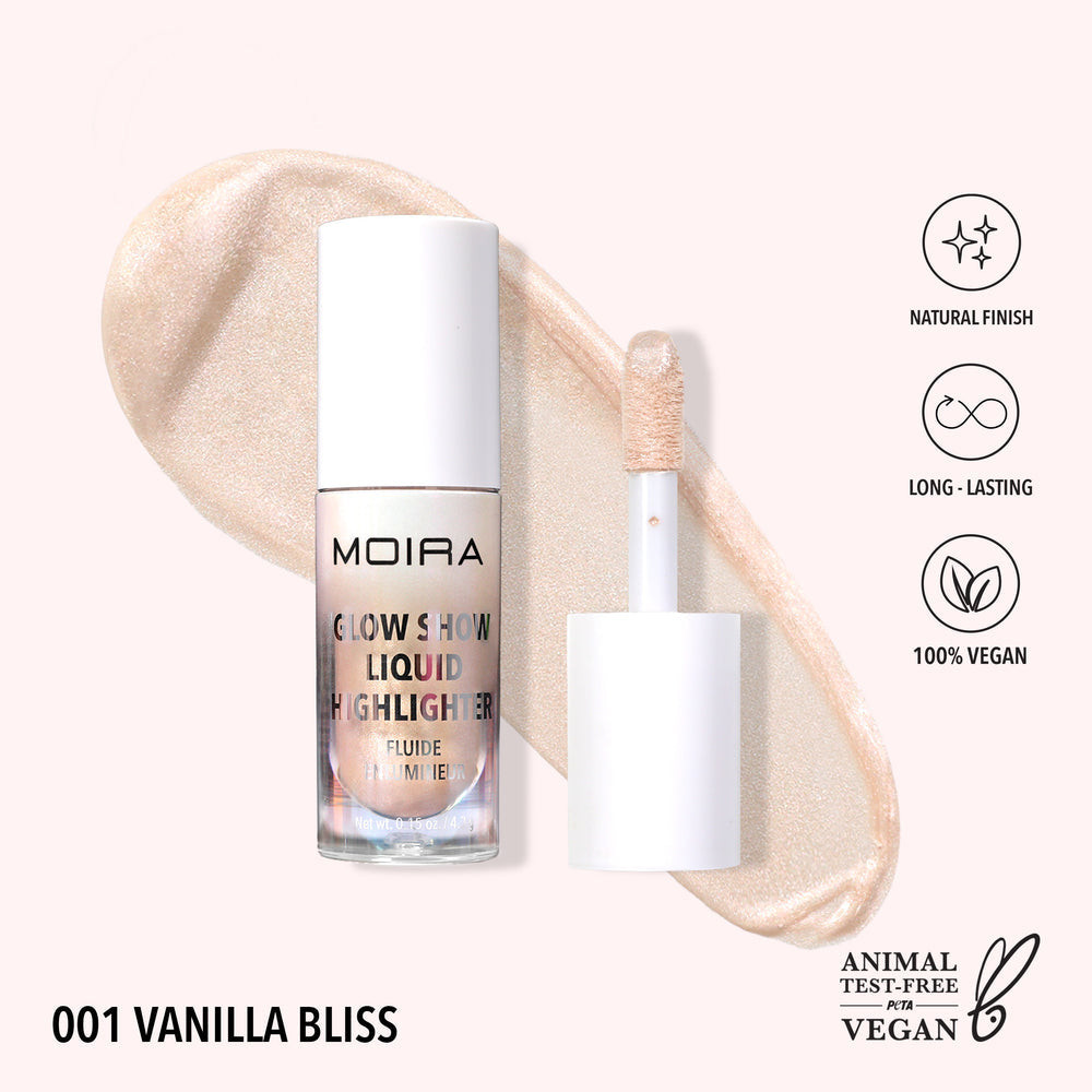 MOIRA Glow Show Liquid Highlighter |  Refills | 3pcs Box