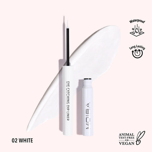 MOIRA - Eye Catching Dip Liner (002, White) (ECD002)