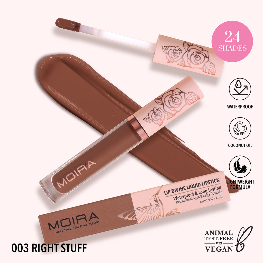 MOIRA - Lip Divine Liquid Lipstick (003, Right Stuff) (LDV003)