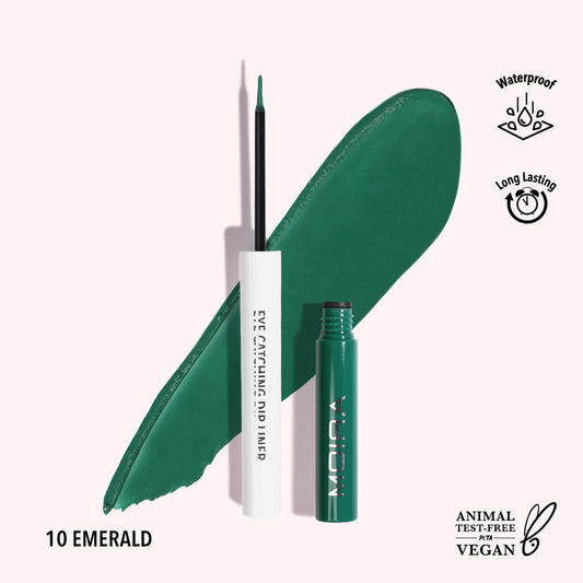 MOIRA - Eye Catching Dip Liner ( Emerald, ECD 010)