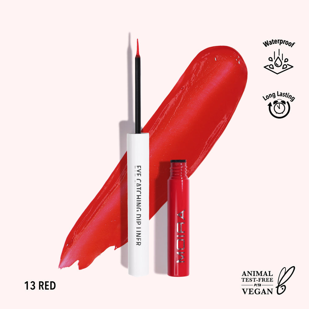 MOIRA - Eye Catching Dip Liner (013, Red) (ECD013)