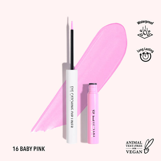 MOIRA - Eye Catching Dip Liner (016, Bany pink) (ECD016)