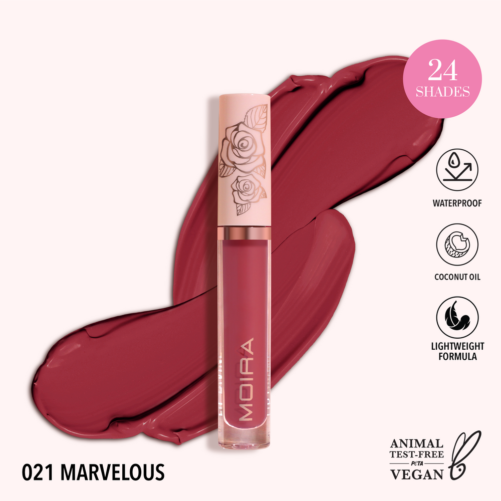 Moira Lip Divine Liquid Lipstick (Marvelous LDV 021)