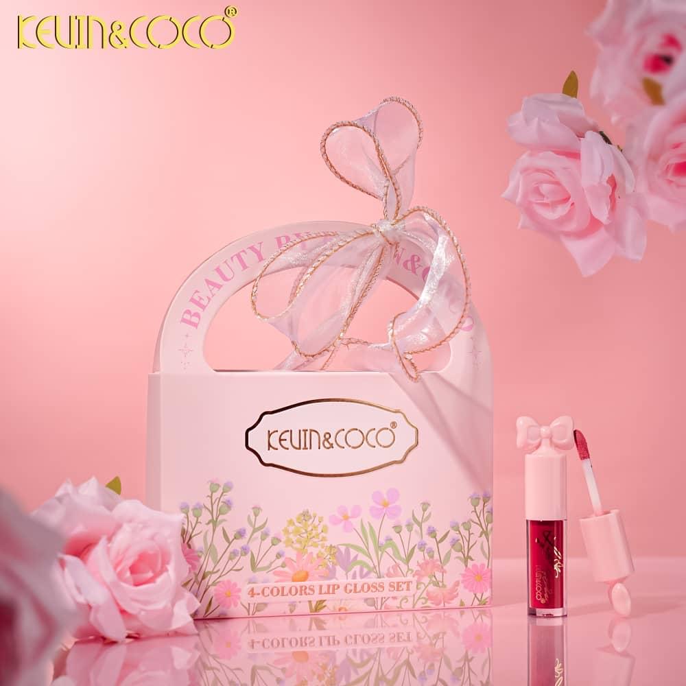 Set de Brillo Labial KEVIN&COCO / Exhibidor de 6 Unidades