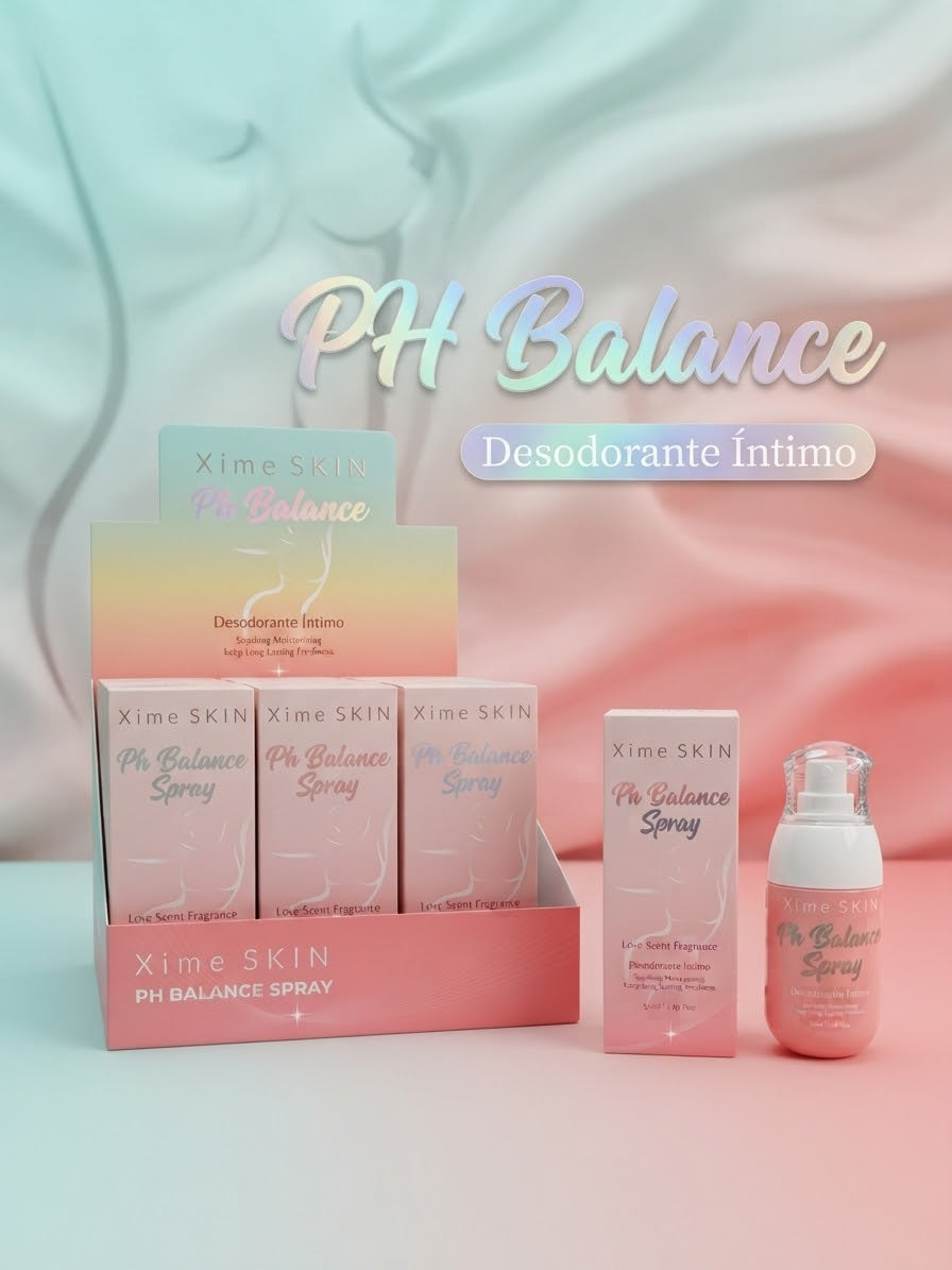 XIME SKIN Ph Balance Spray - Intimate Deodorant / 12pcs Box