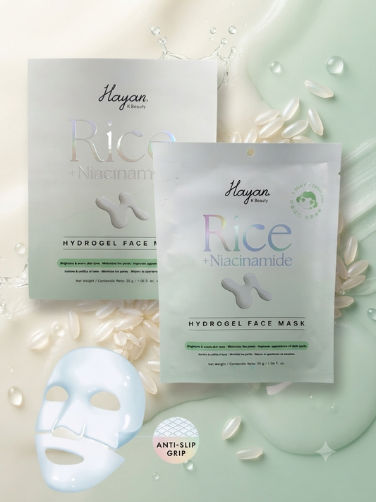 HAYAN Hydrogel Face Mask Rice+Niacinamide / 4pc pack