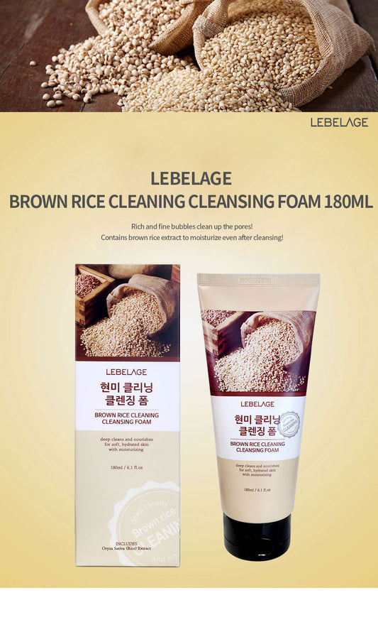 LEBELAGE Cleansing Foam | Brow Rice