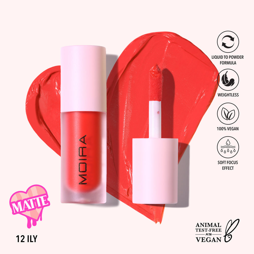 Moira Love Steady Liquid Blush #LLBSET w/ Display 108pcs + tester