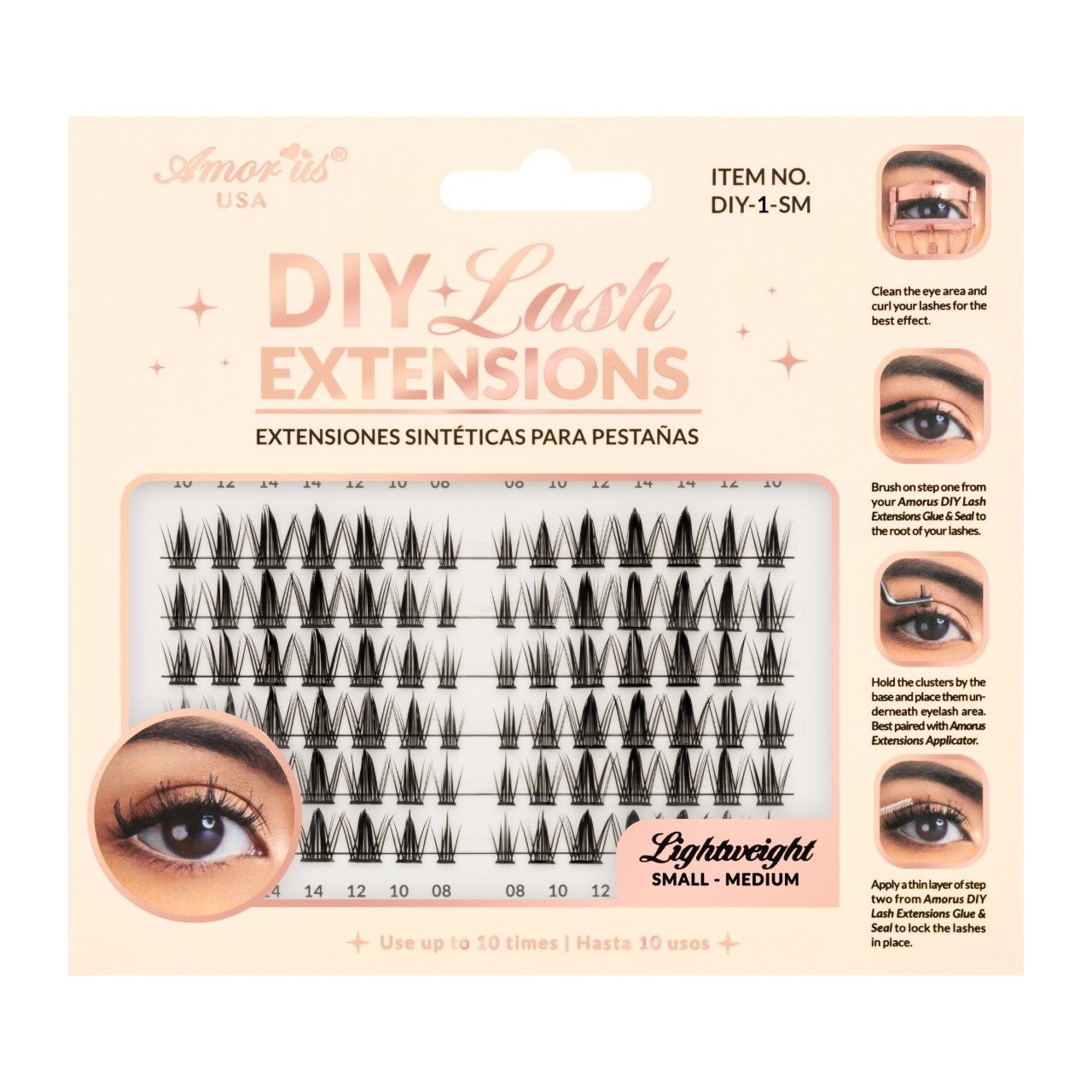 AMORUS Cluster DIY Lash Extensions | 6pcs Box