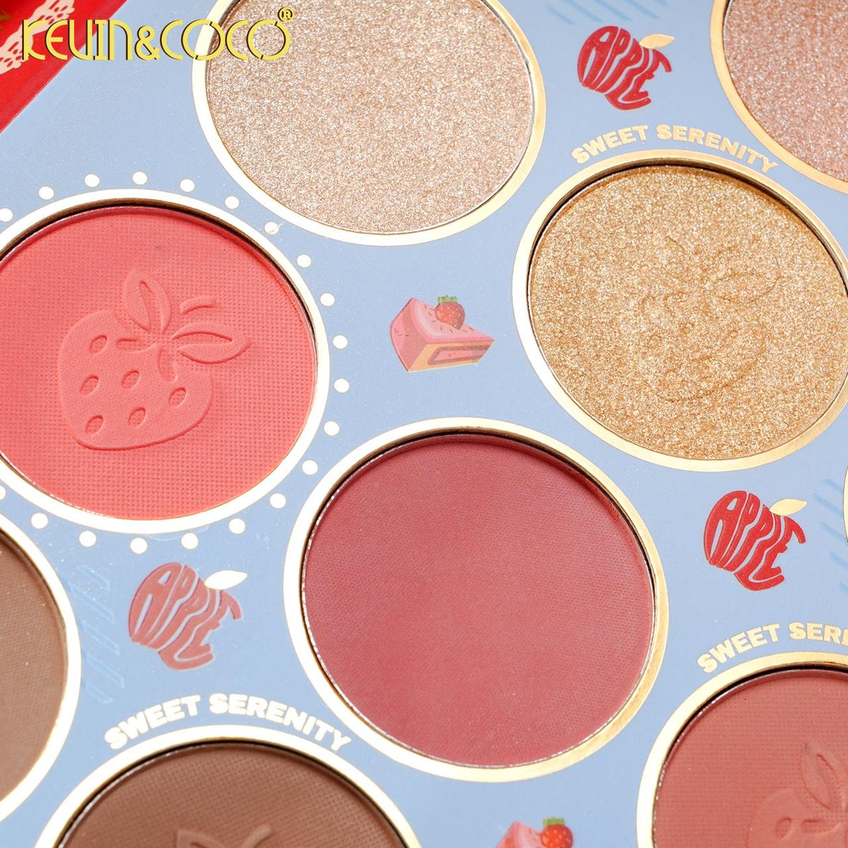 KEVIN&COCO Apple Pie Eyeshadow & Face Palette