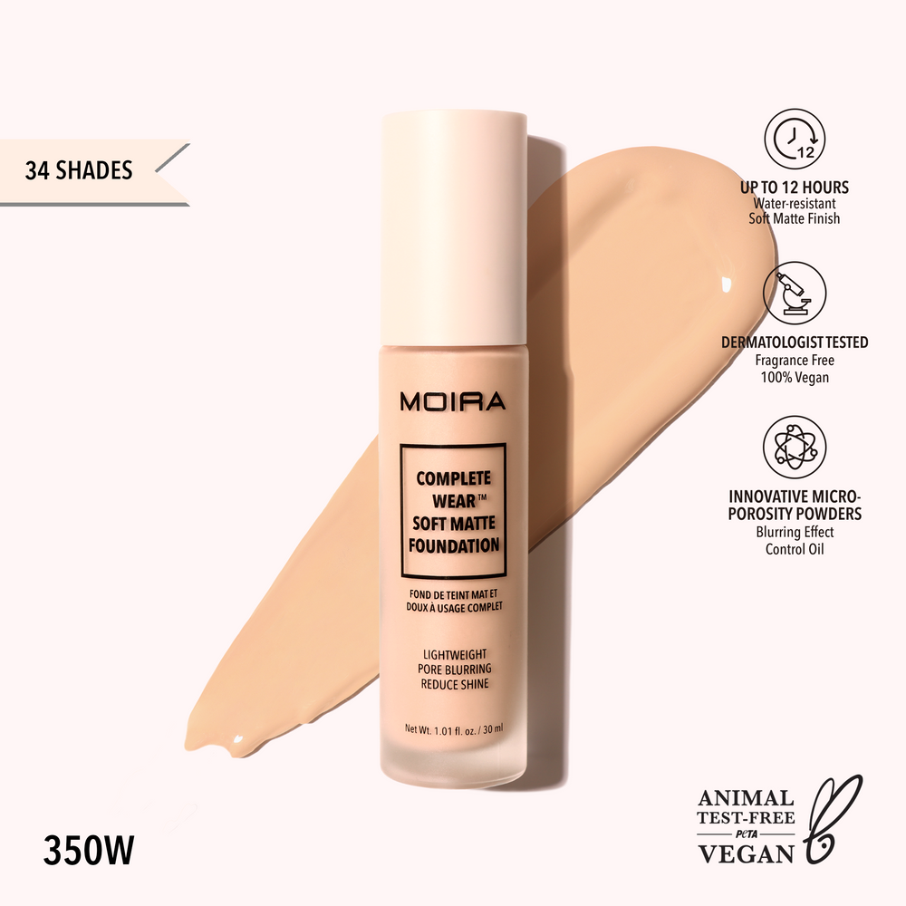 Moira Complete Wear Soft Matte Foundation | Refills