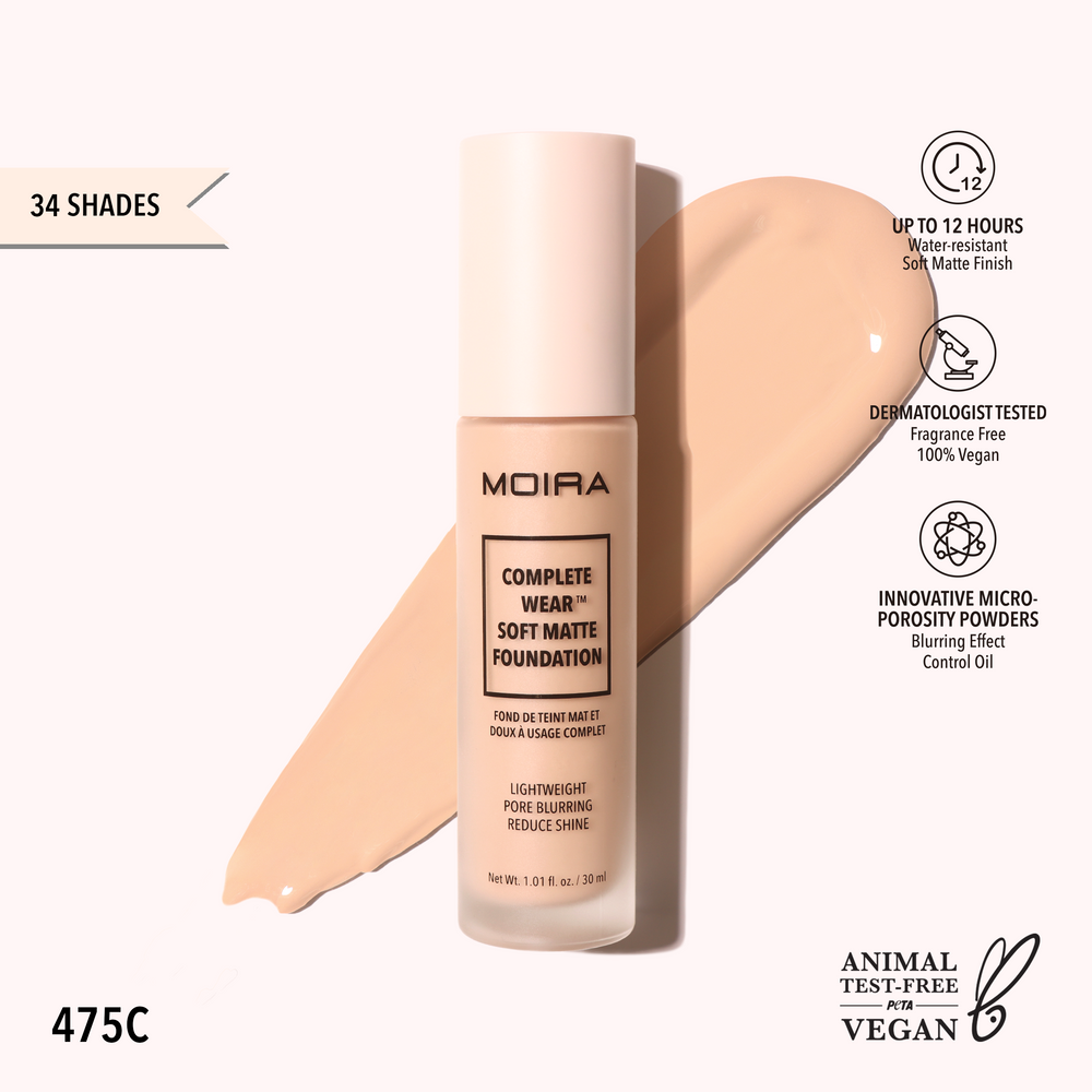 Moira Complete Wear Soft Matte Foundation | Refills