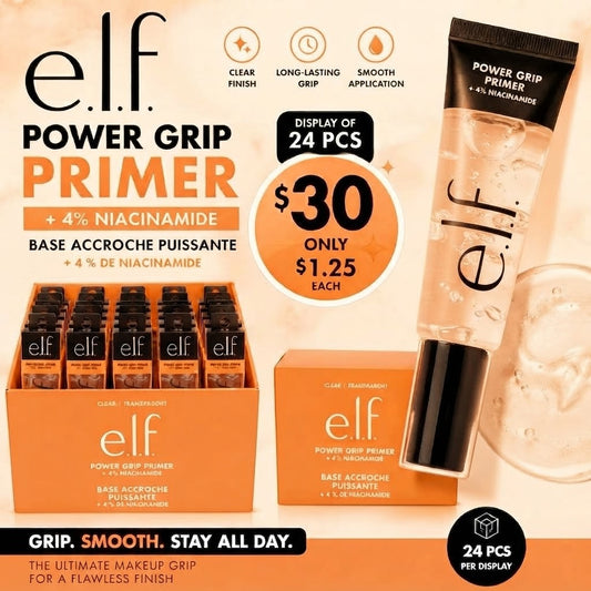 E.L.F. Power Grip Primer + 4% Niacinamide / 24pcs Box