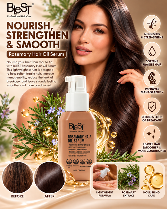 BLEST Rosemary Hair Oil Serum / 12pcs Display