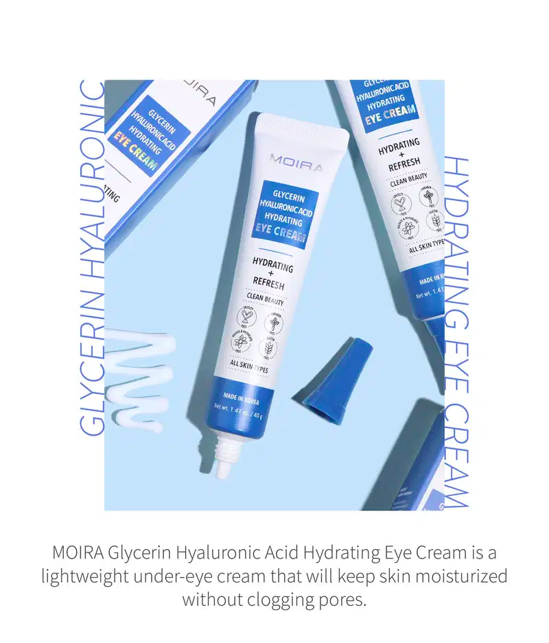 MOIRA Glycerin Hyaluronic Acid Hydrating Eye Cream #UEC004 | 3pcs Box