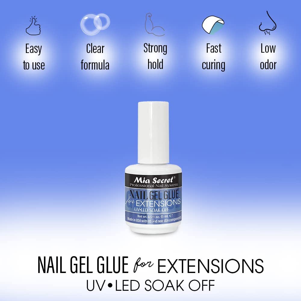 MIA SECRET - NAIL GEL GLUE / FOR EXTENSIONS - GEL-GLUE