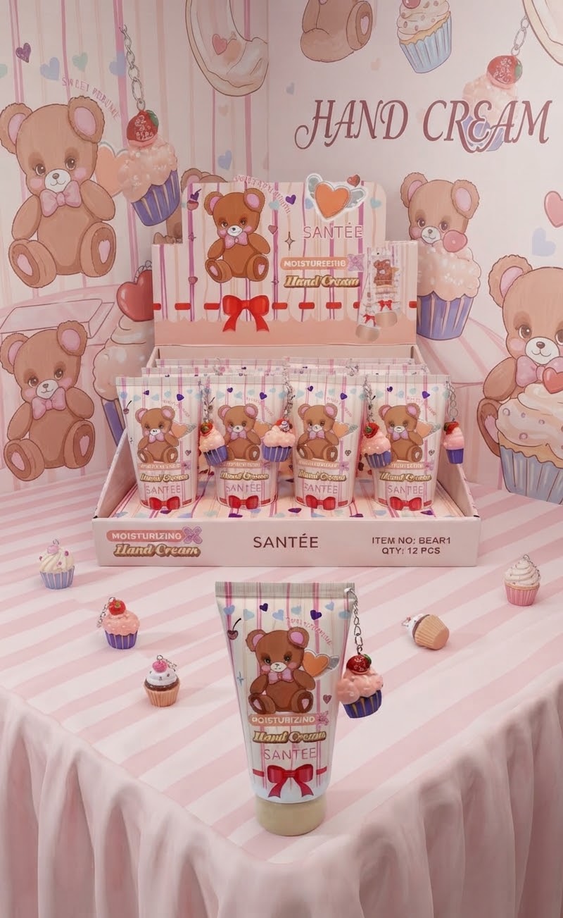 SANTEE Moisturizer Hand Cream / 12pcs Display