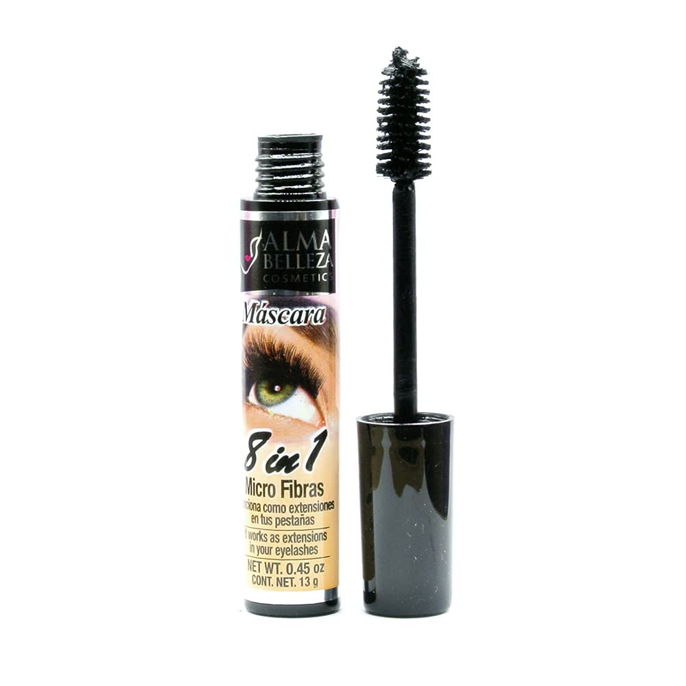 ALMA BELLEZA - 8 en 1 Mascara / Micro Fibras