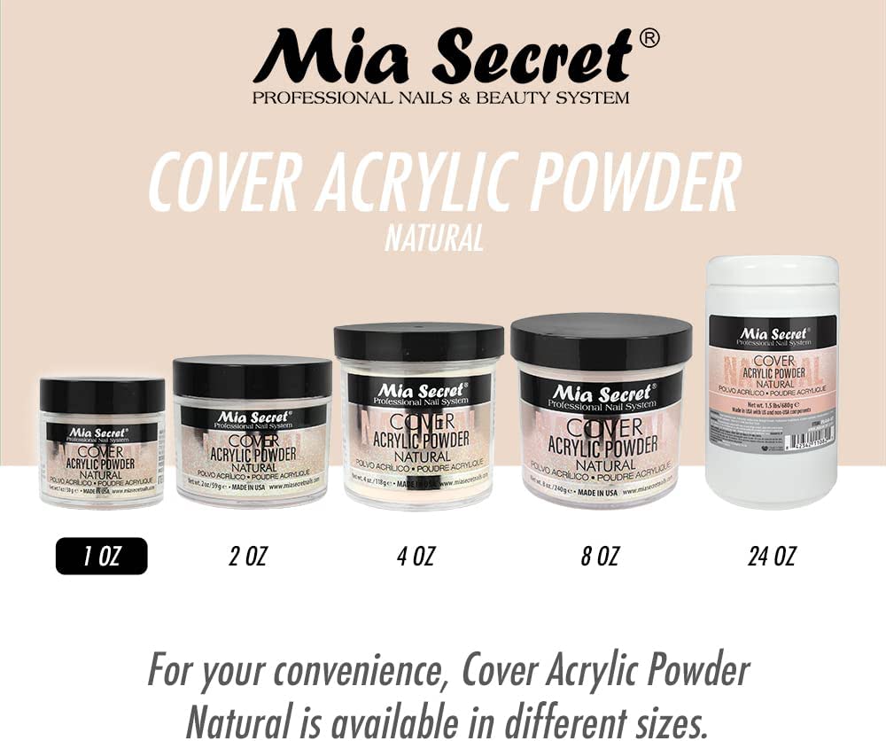 MIA SECRET - COVER NATURAL ACRYLIC POWDER - PL440-NT