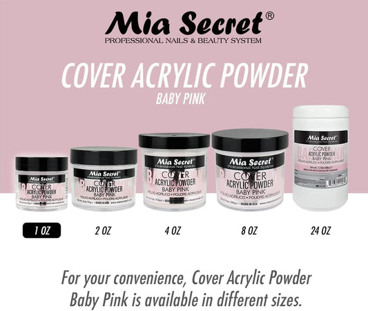 MIA SECRET - COVER BABY PINK ACRYLIC POWDER - PL440-BP