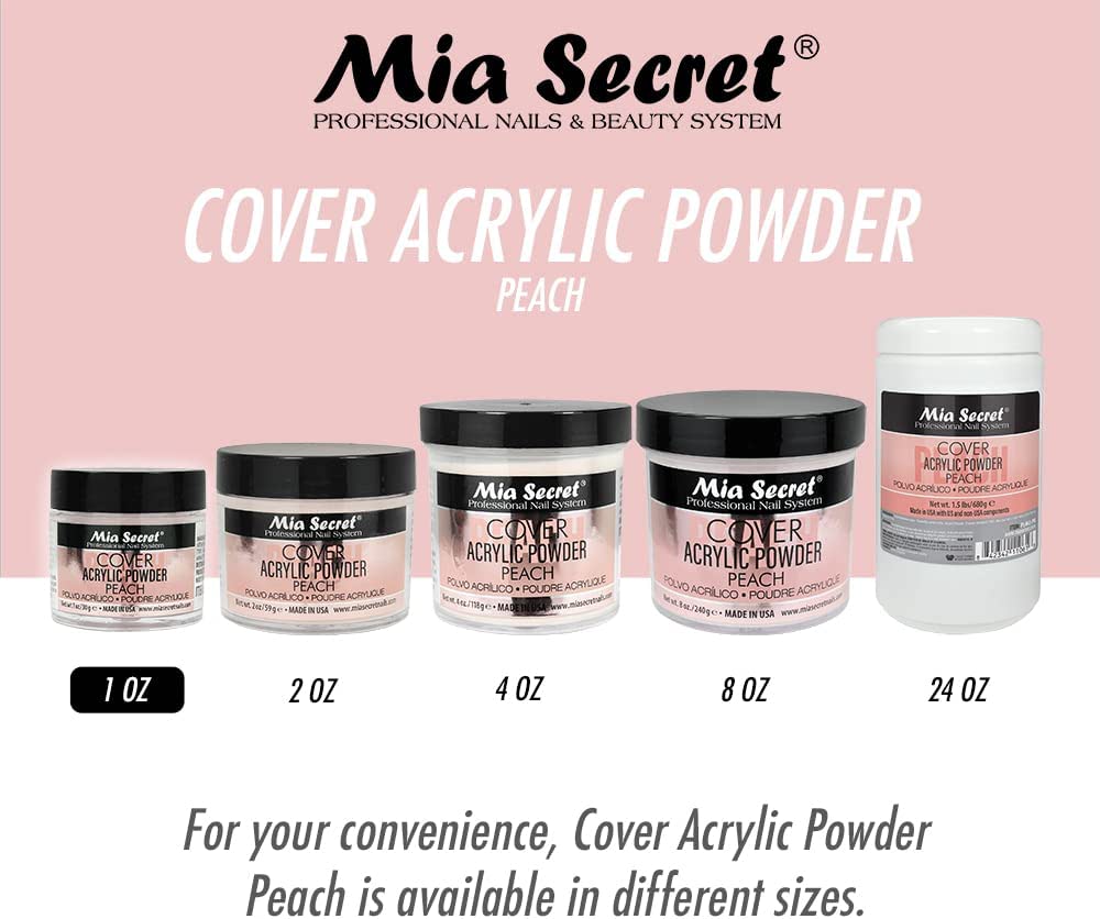 MIA SECRET - COVER PEACH ACRYLIC POWDER - PL420-PH