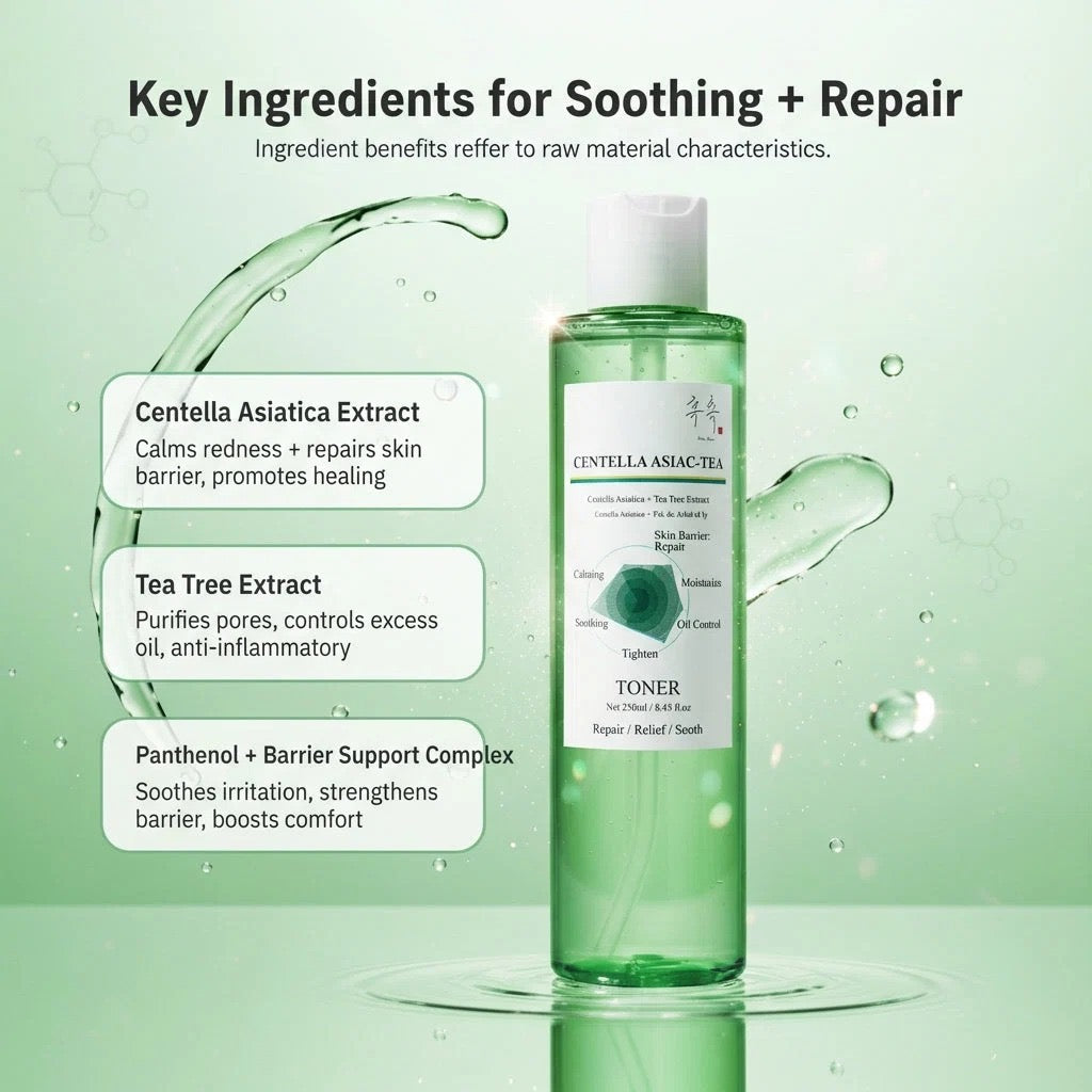 CHOC CHOC CENTELLA ASAIC-TEA (Centella Asiatica + Tea Tree Extract) Toner / 3pcs Pack