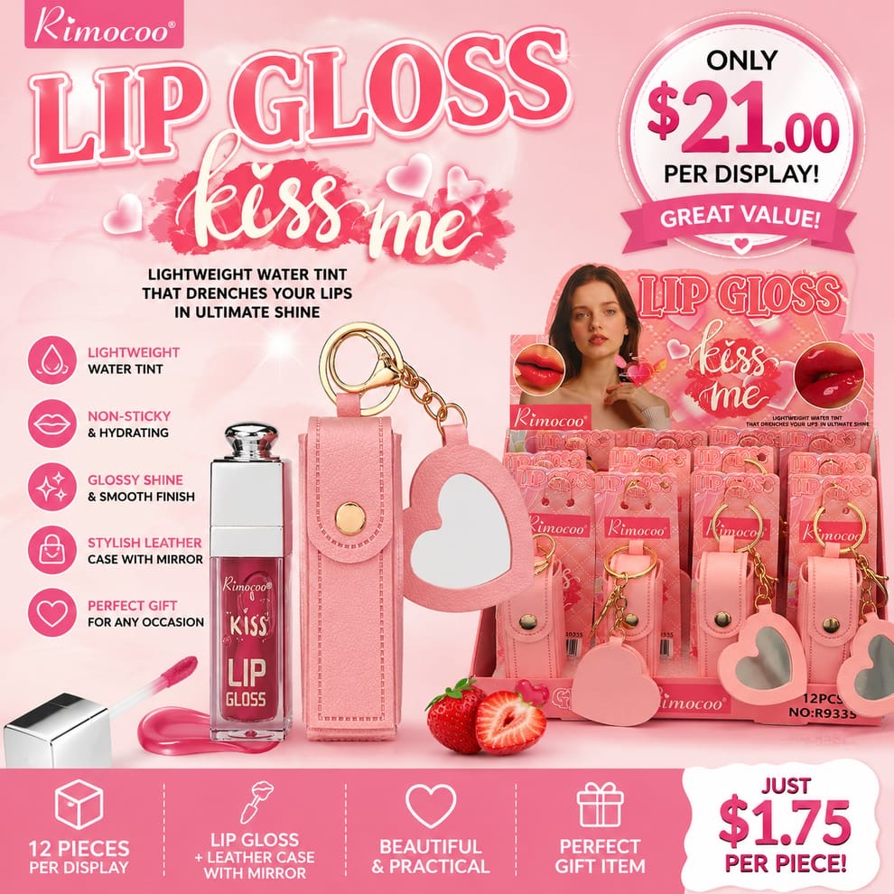 RIMOCOO Kiss Me Lip Tint / 24pcs Display