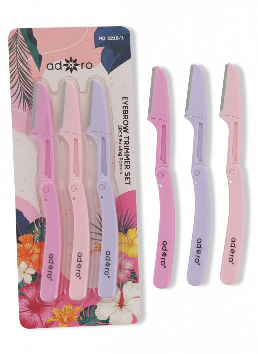 ADORO Eyebrow Trimmer Set / 12set pack