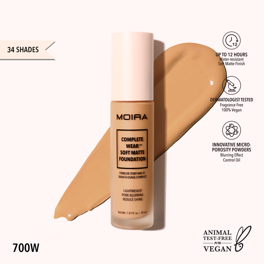 Moira Complete Wear Soft Matte Foundation | Refills