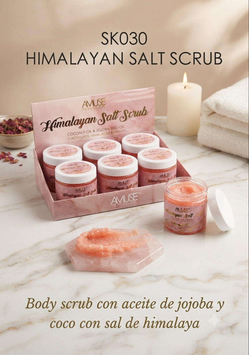 AMUSE Himalayan Salt Scrub / 12pc Display