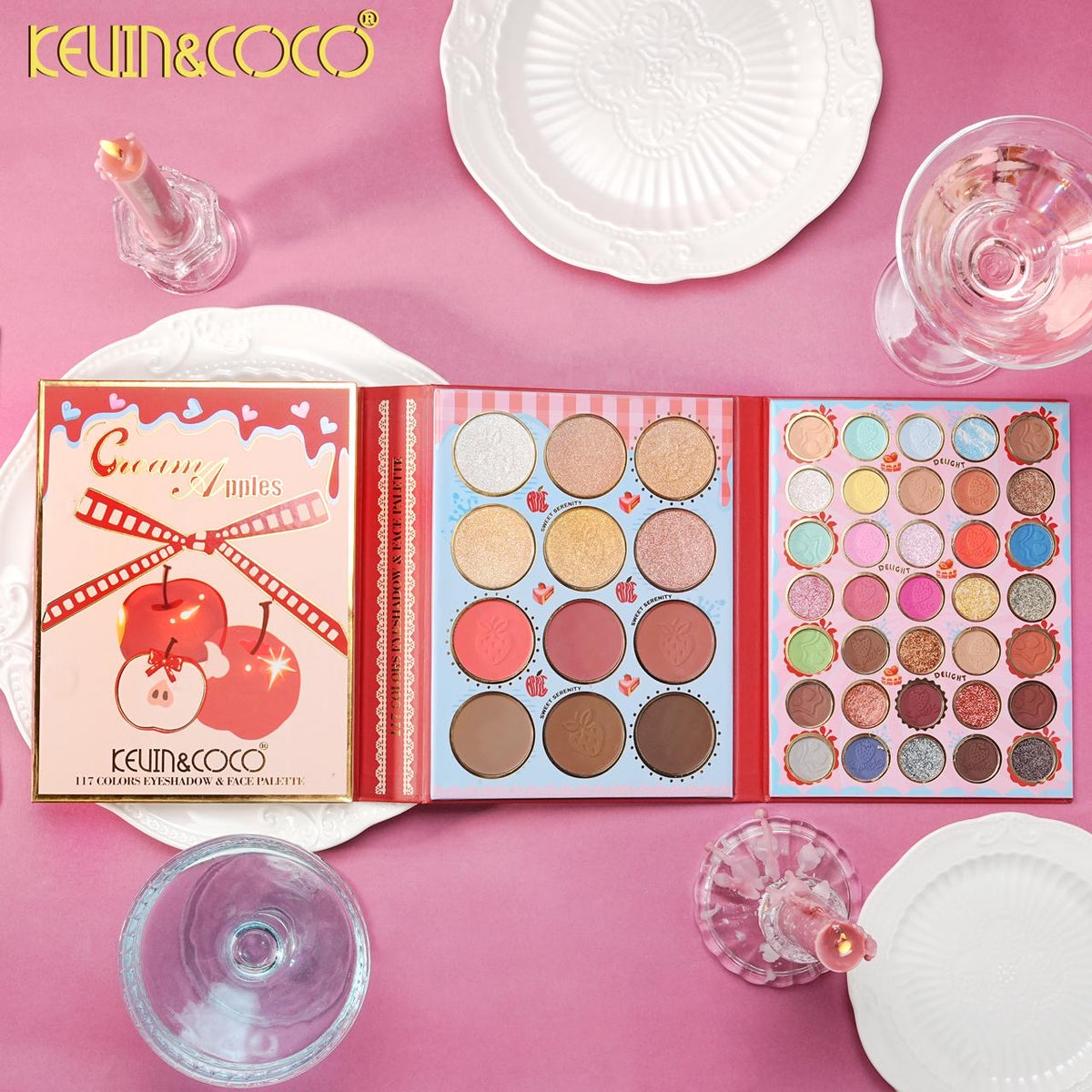 KEVIN&COCO Apple Pie Eyeshadow & Face Palette