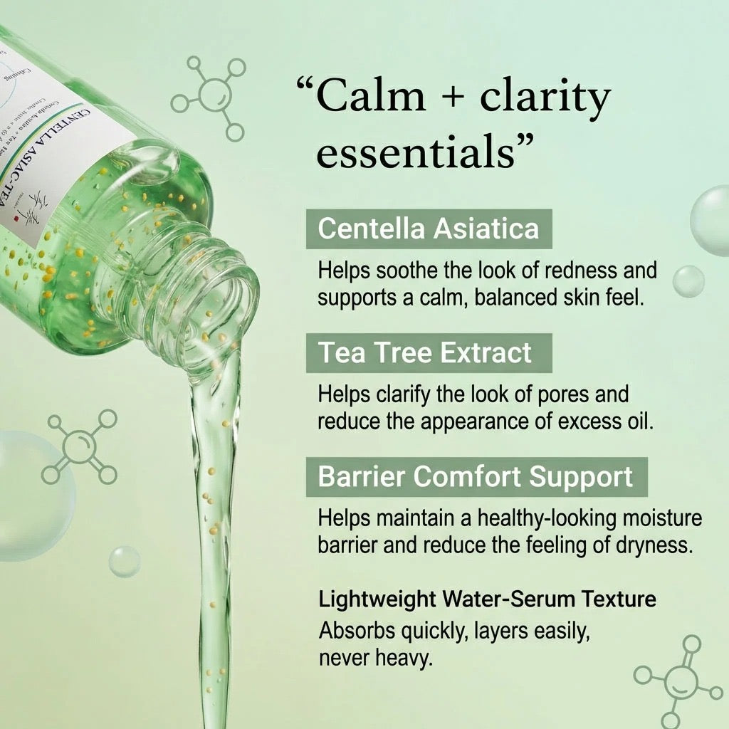 CENTELLA ASIAC-TEA (Centella Asiatica + Tea Tree Extract) Ampoule / 3pc pack