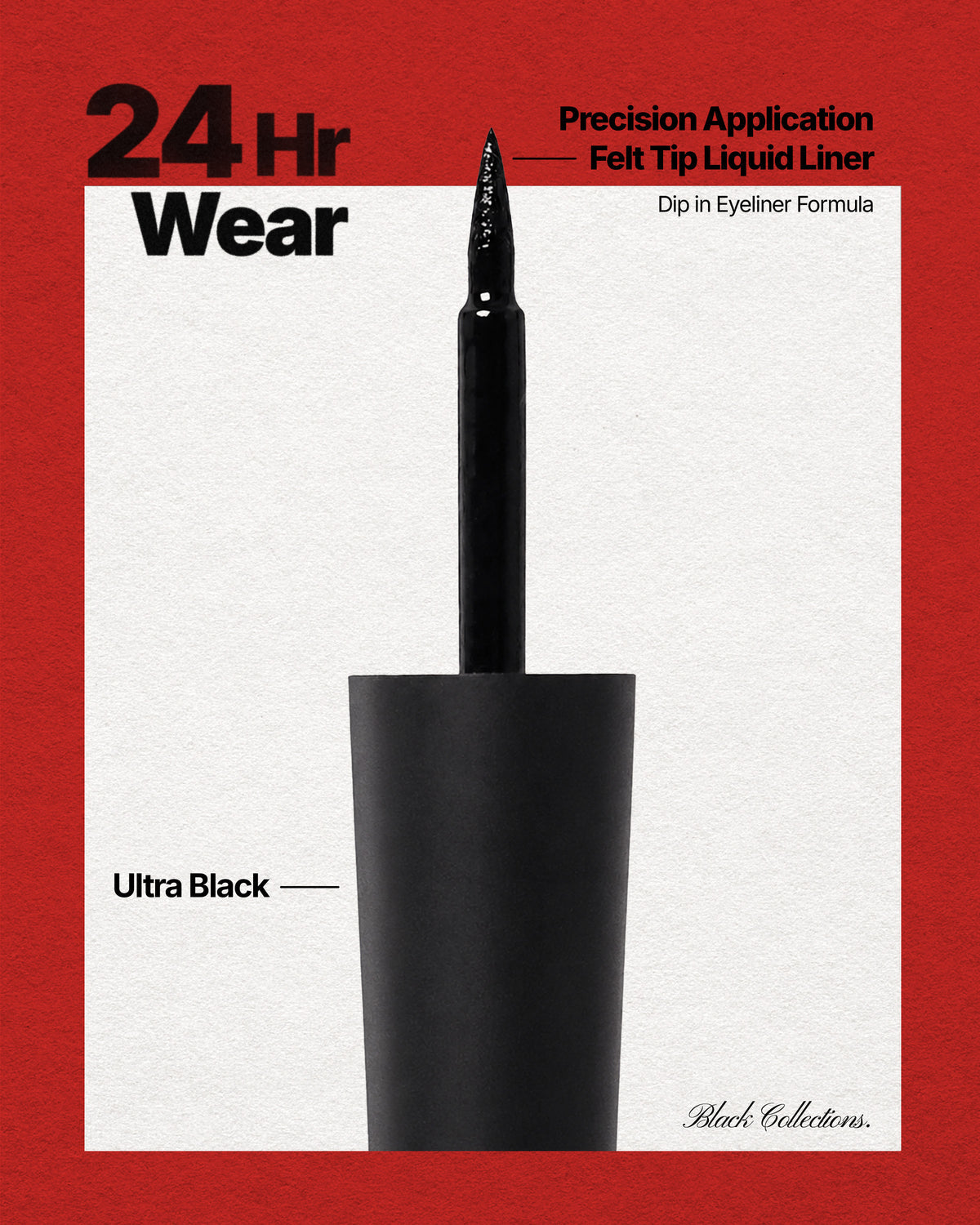 MOIRA 24hr INK Dip Liner (001 Black)