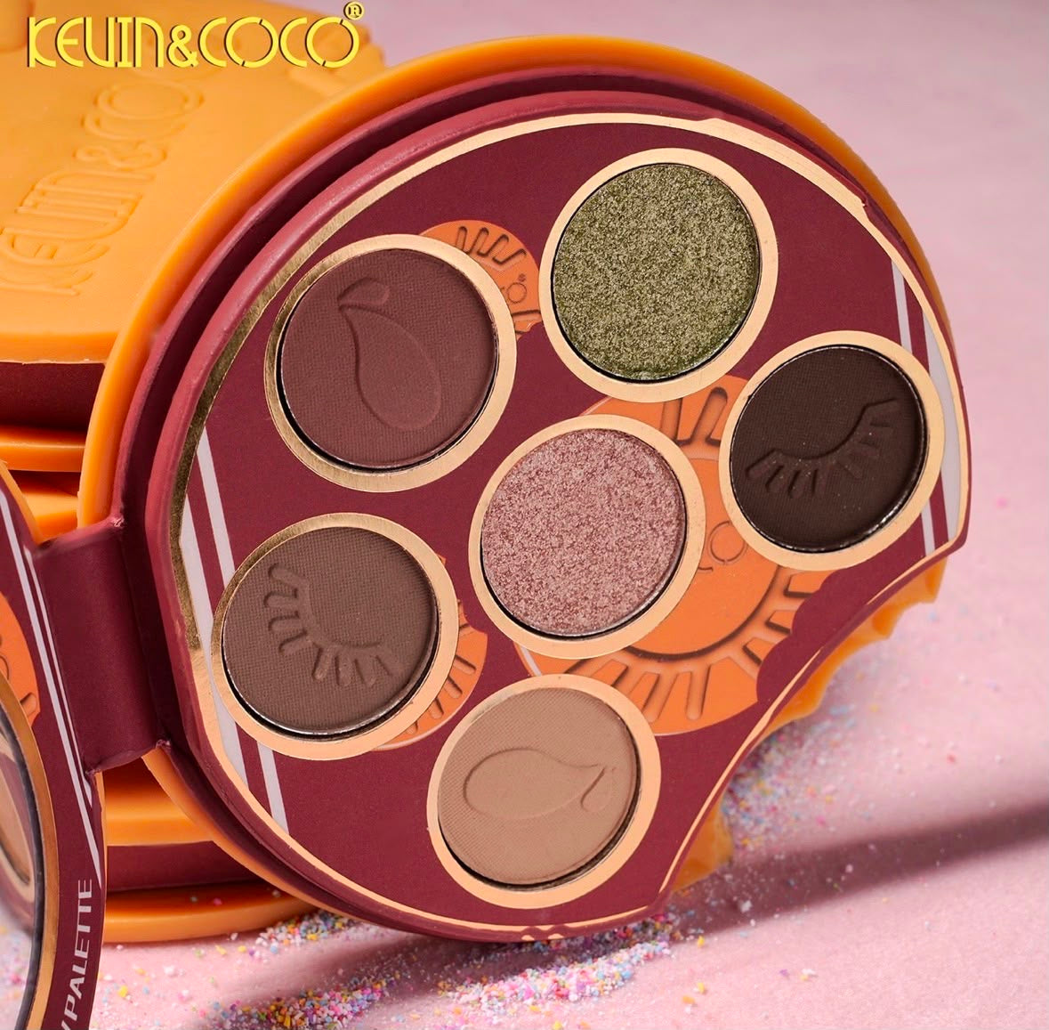 KEVIN&COCO Chocolate Flavored Bean Shadow Palette / 12pc Display