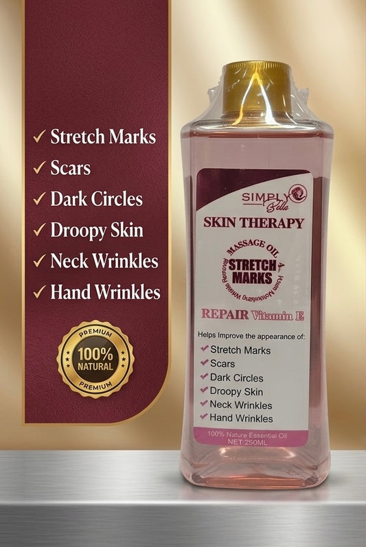 SIMPLY BELLA Skin Therapy Massage Oil 250ml / 6pcs pack