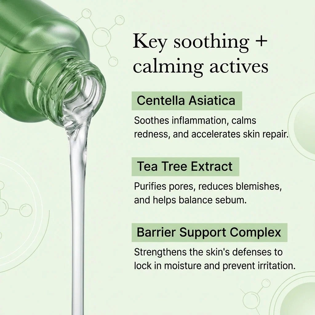 CHOC CHOC CENTELLA ASAIC-TEA (Centella Asiatica + Tea Tree Extract) Toner / 3pcs Pack
