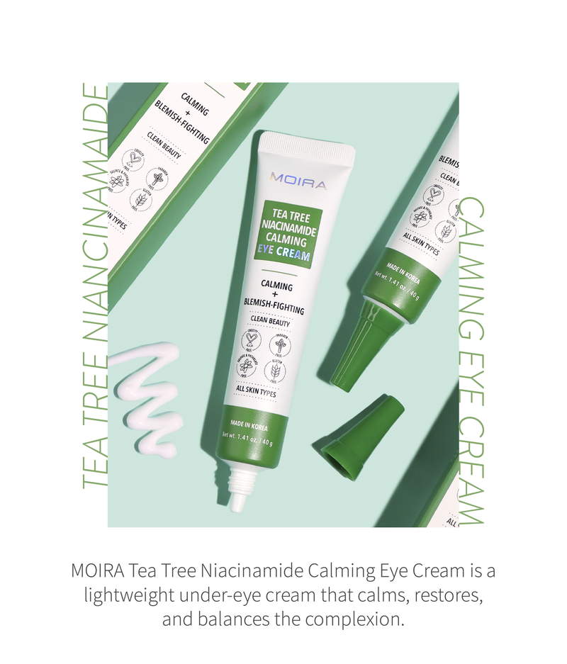 MOIRA Tea Tree Niacinamide Calming Eye Cream #UEC005 | 3pcs Box