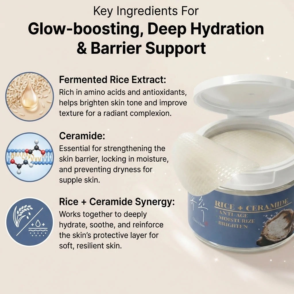 CHOC CHOC RICE + CERAMIDE (Jelly Toner Pads) / 3pcs pack