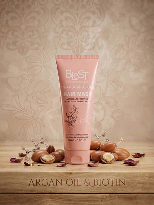 BLEST Hair Mask - Argan Oil & Biotin / 3pcs Pack