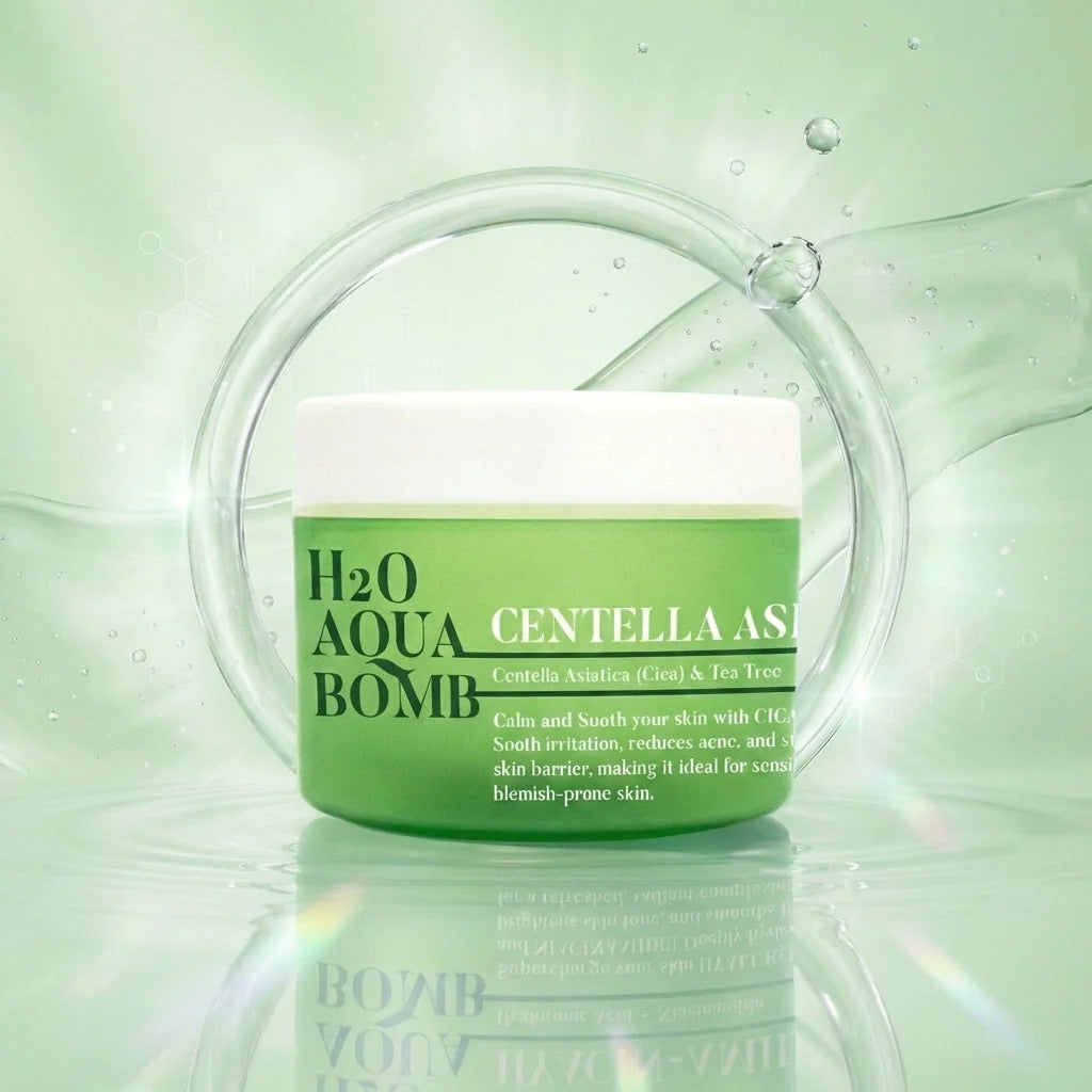 CHOC CHOC CENTELLA ASIAC-TEA (Centella Asiatica + Tea Tree Extract) H2O AQUA BOMB Moisturizer