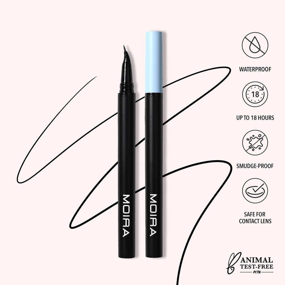 MOIRA Angled Liquid Liner (ALL001) 3pcs Box